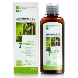 Шампунь Elfa Pharm 7 масло 7-в-1 против выпадения волос, 200 мл