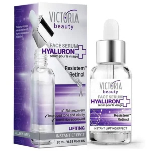 Подтягивающая сыворотка для лица Hyaluron+ с гиалуроновой кислотой, стволовыми клетками, 20 мл Victoria Beauty